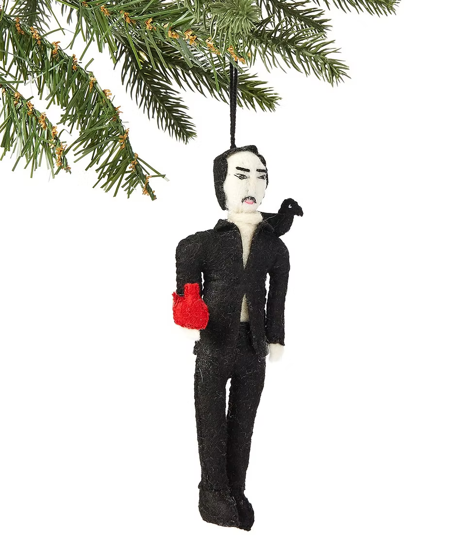 Silk Road Bazaar Ornament - Edgar Allen Poe