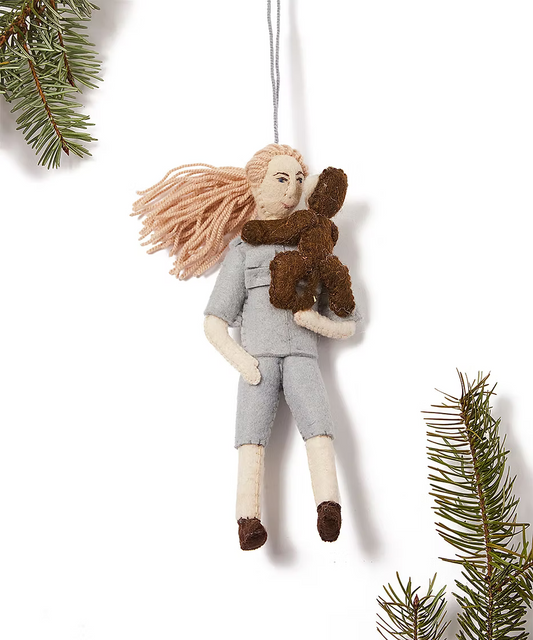 Silk Road Bazaar Ornament - Jane Goodall