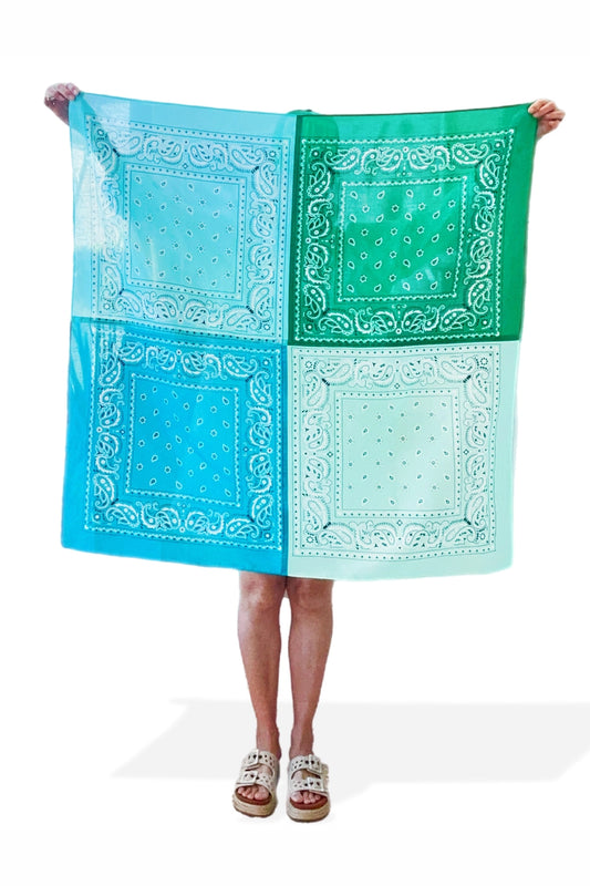 Cabana Club California Banadana Patchwork Scarf