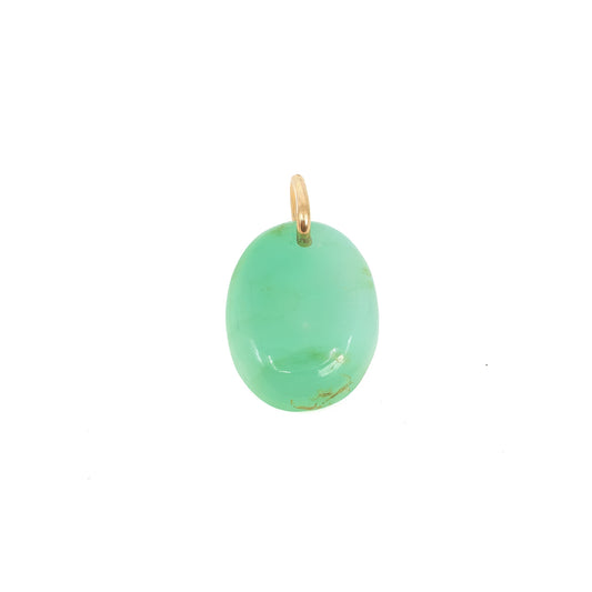 Gemstone Pendant - Chrysoprase Oval