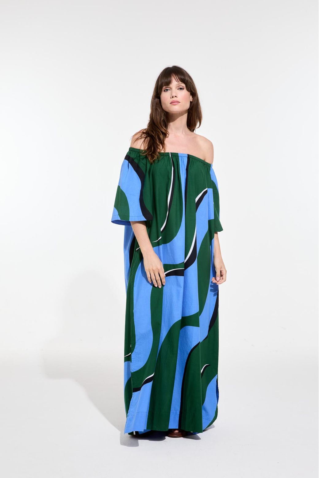 Mapoesie Teal Palao Madone Dress