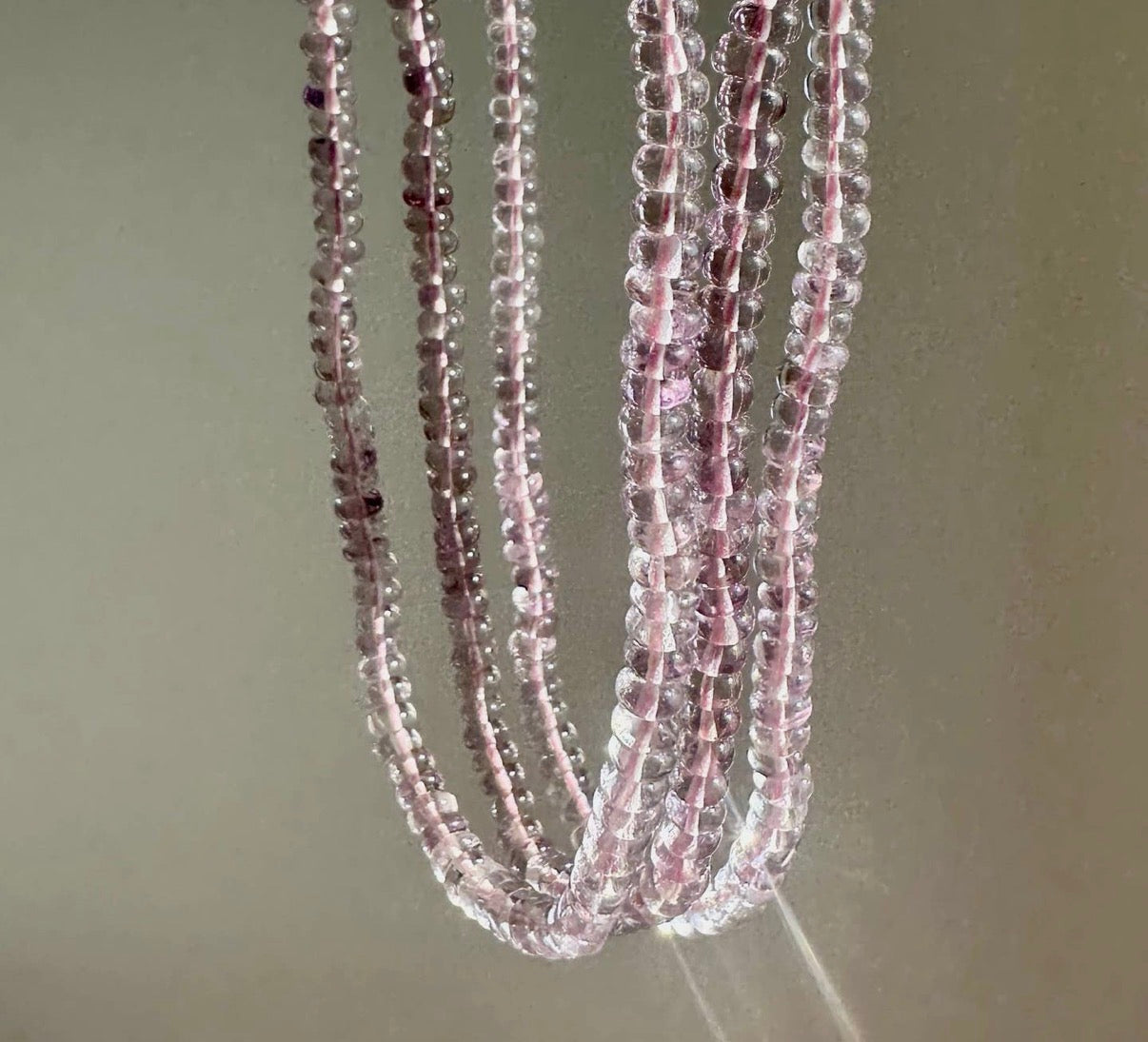 Anokhi Green - Pink Amethyst Necklace