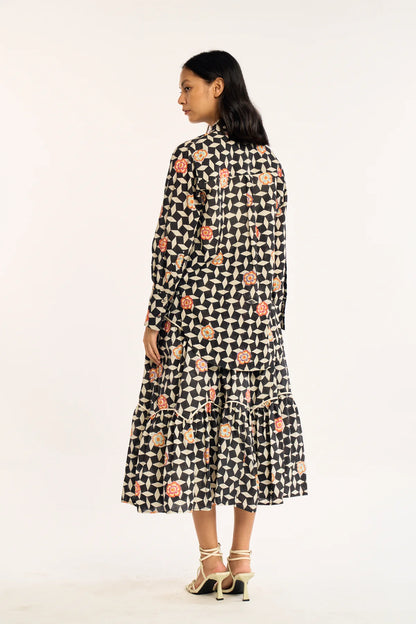 Rujuta Sheth - Alma Shirt In Atlas Floral