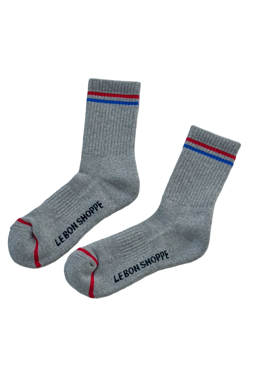 Le Bon Shoppe Boyfriend Socks - True Grey