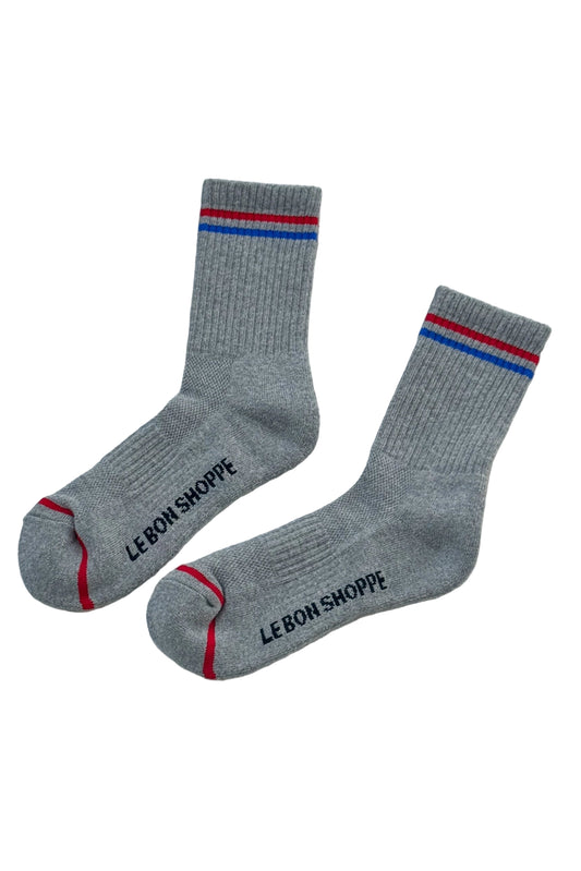 Le Bon Shoppe Boyfriend Socks - True Grey