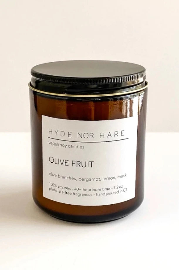 Hyde Nor Hare Candle - Olive Fruit