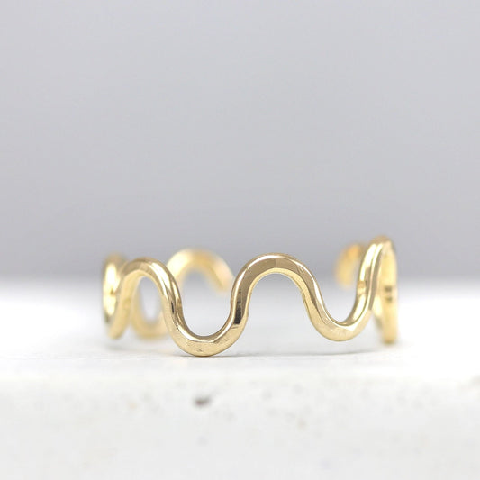 Sloane Jewelry Design Wavy Toe Ring