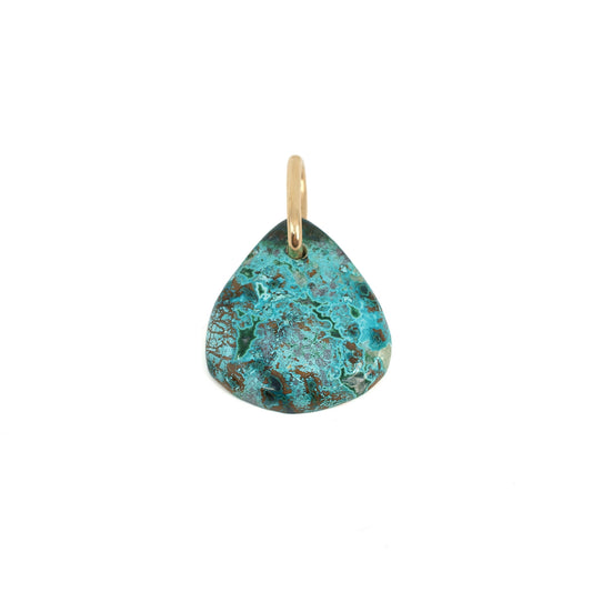 Gemstone Pendant - Chrysocolla Teardrop small