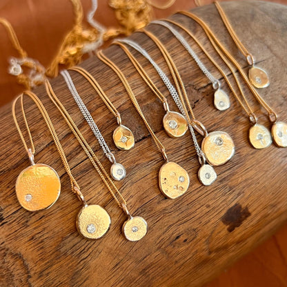 Rebekah J. Designs - Moon Blob Necklace
