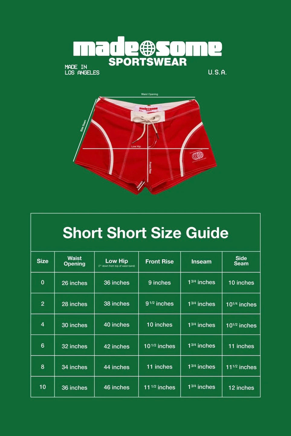 Made Some Short Shorts - Yellow / Green