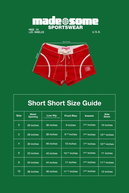 Made Some Short Shorts - Yellow / Green