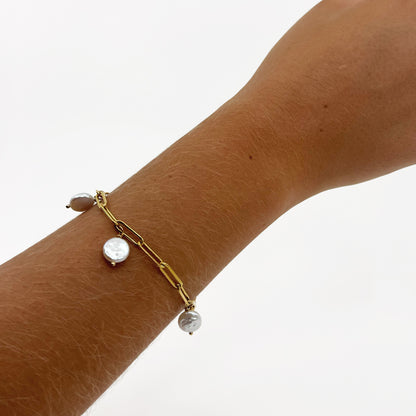 Five Pearl Bracelet