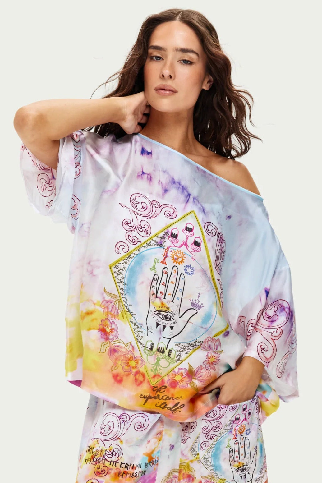 ME369 Ruby Cropped T-Shirt - Runic Whisper