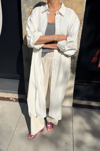 Le Bon Shoppe - Artist Long Shirt in White