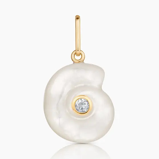 THATCH Nautilus Charm - Mother of Pearl