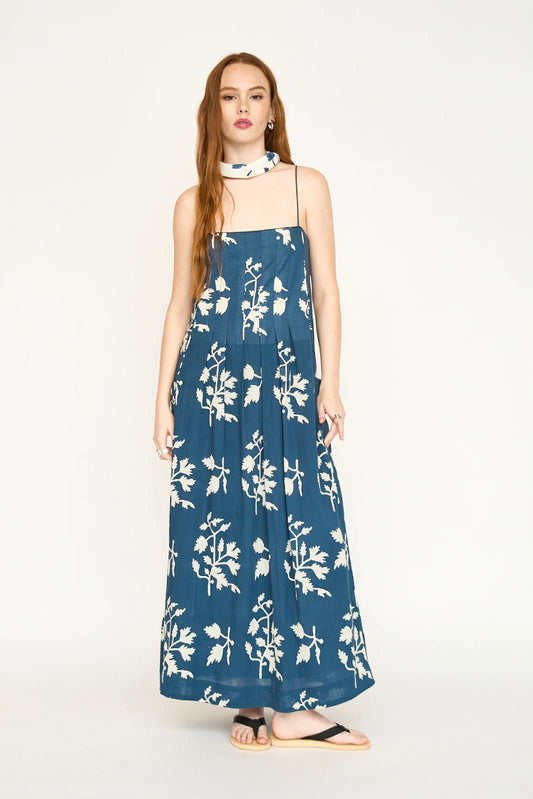MIRTH Zuma Dress in Navy Fig