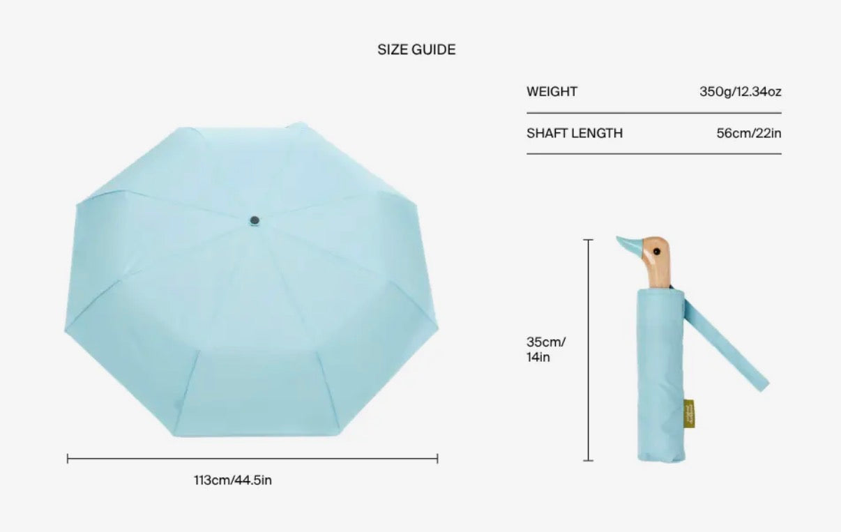 Original Duckhead Compact Umbrella - Popsicle Blue