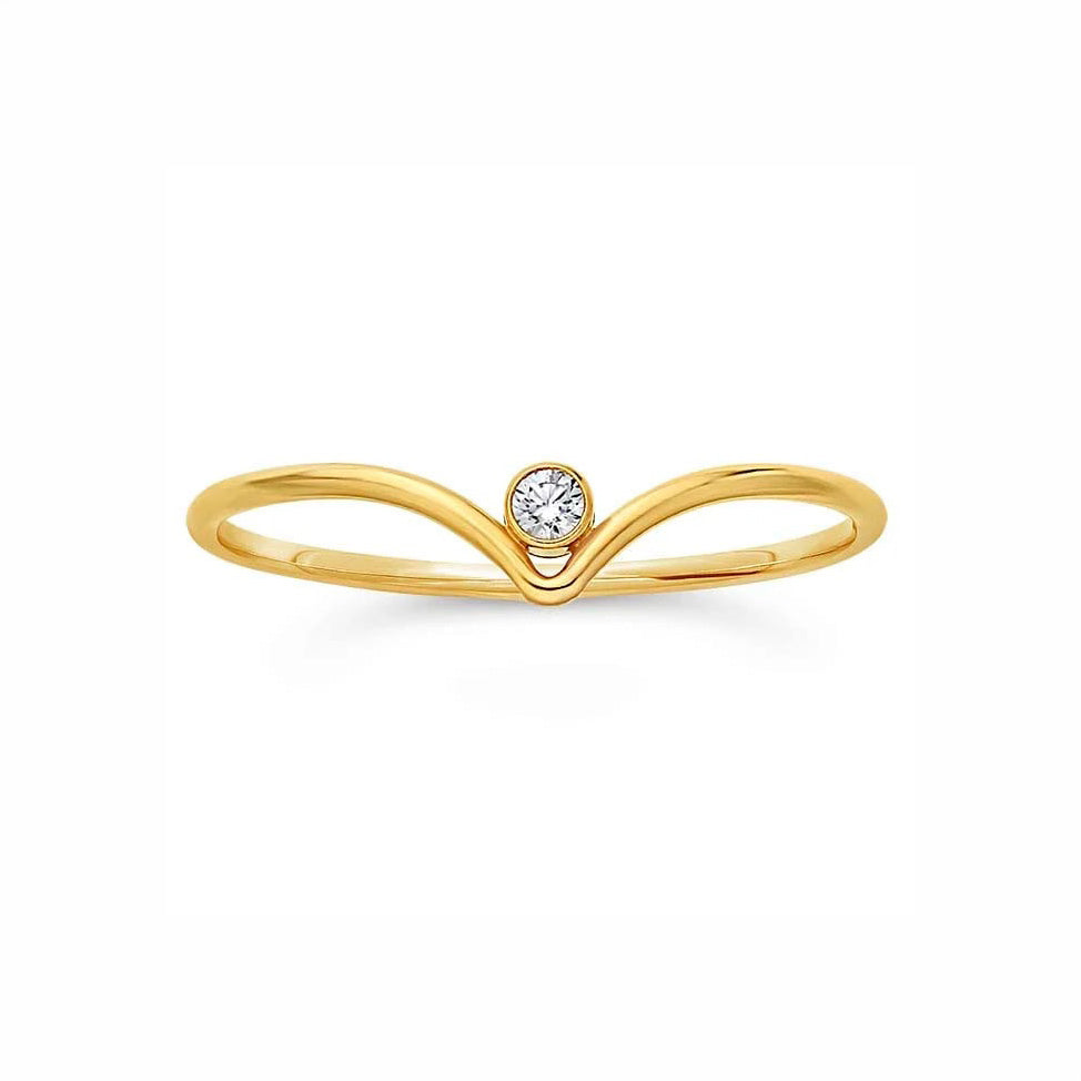 Peak Dot Stackable Ring