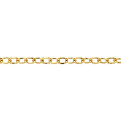 14K Fine Yellow Gold Adjustable Chain