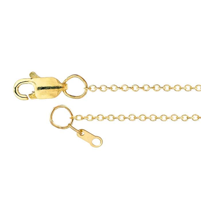 14K Fine Yellow Gold Cable Chain