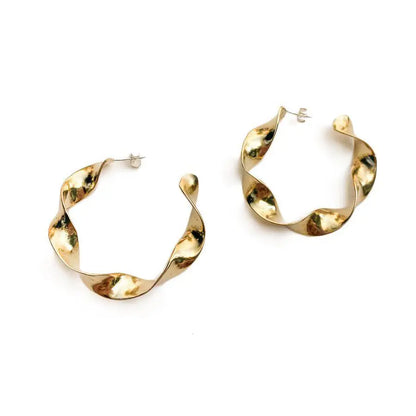 Dea Dia Thick Twisted Hoops