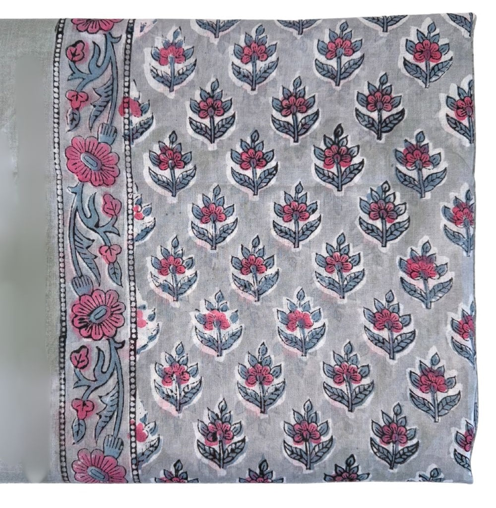 The Fox and The Mermaid - Block Printed Cotton Sarong
