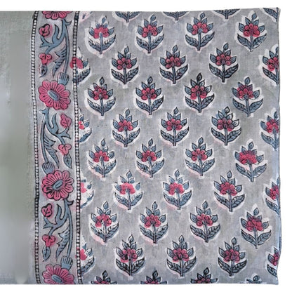 The Fox and The Mermaid - Block Printed Cotton Sarong