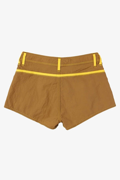 Made Some Short Shorts - Khaki / Yellow