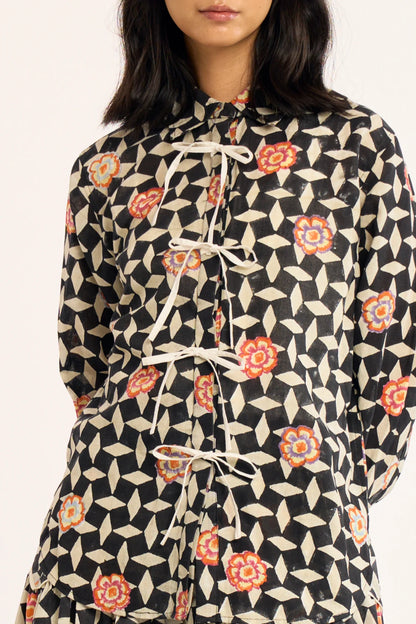 Rujuta Sheth - Alma Shirt In Atlas Floral