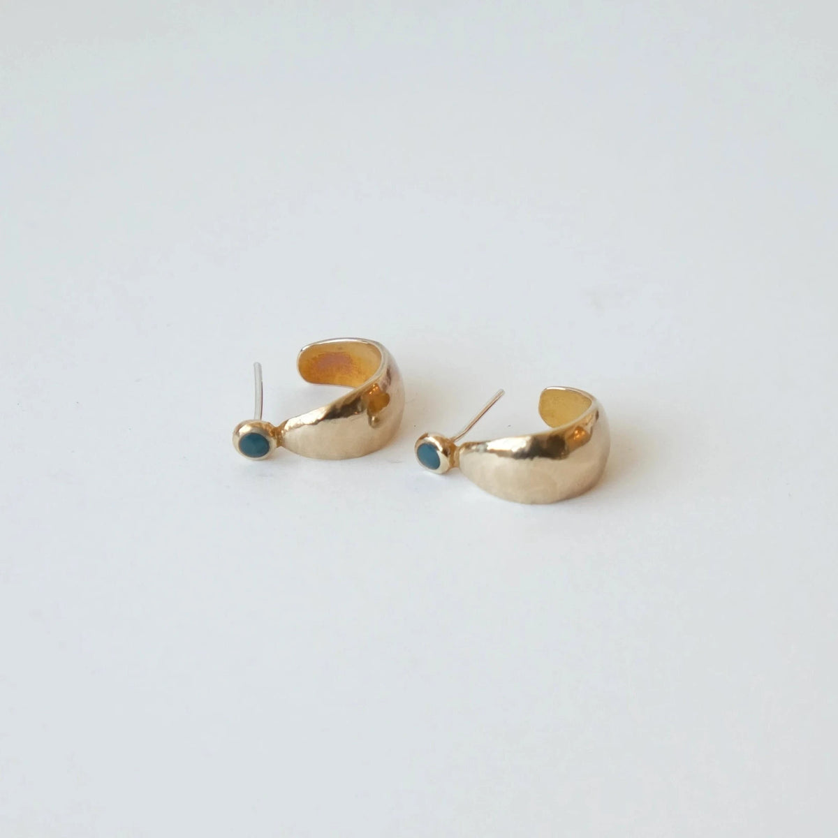 Sarah Safavi Jewelry - Mercy Turquoise Hoops
