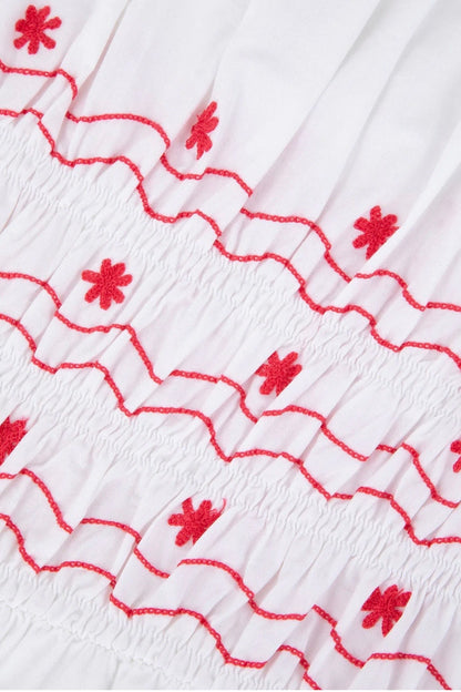 Maison Labiche | Poplin Off White Shells Dress