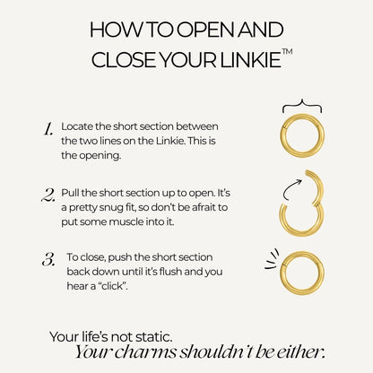 KOZAKH - Linkie™ Charm Connector Ring