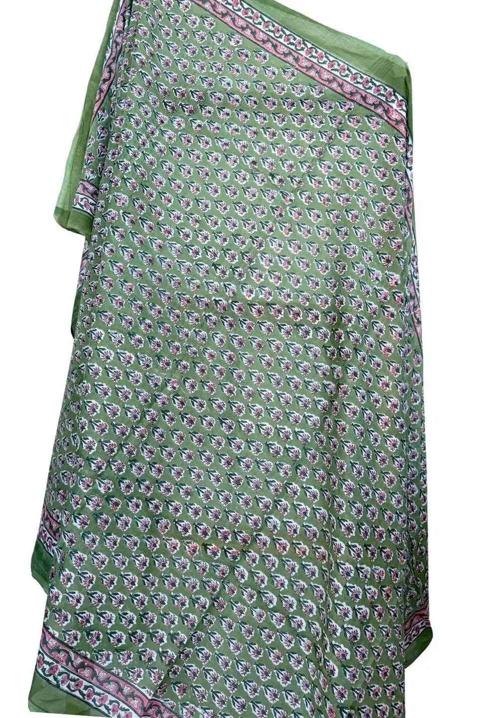 The Fox and The Mermaid - Block Printed Cotton Sarong