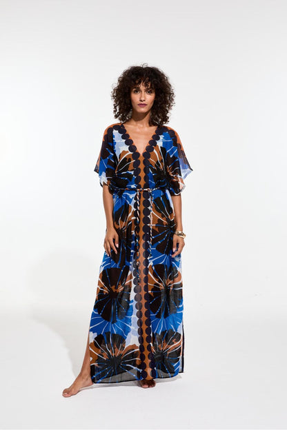Mapoesie Blue Hydra Pavot Dress