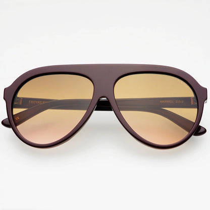 Freyrs Maxwell Acetate Sunglasses - Burgundy