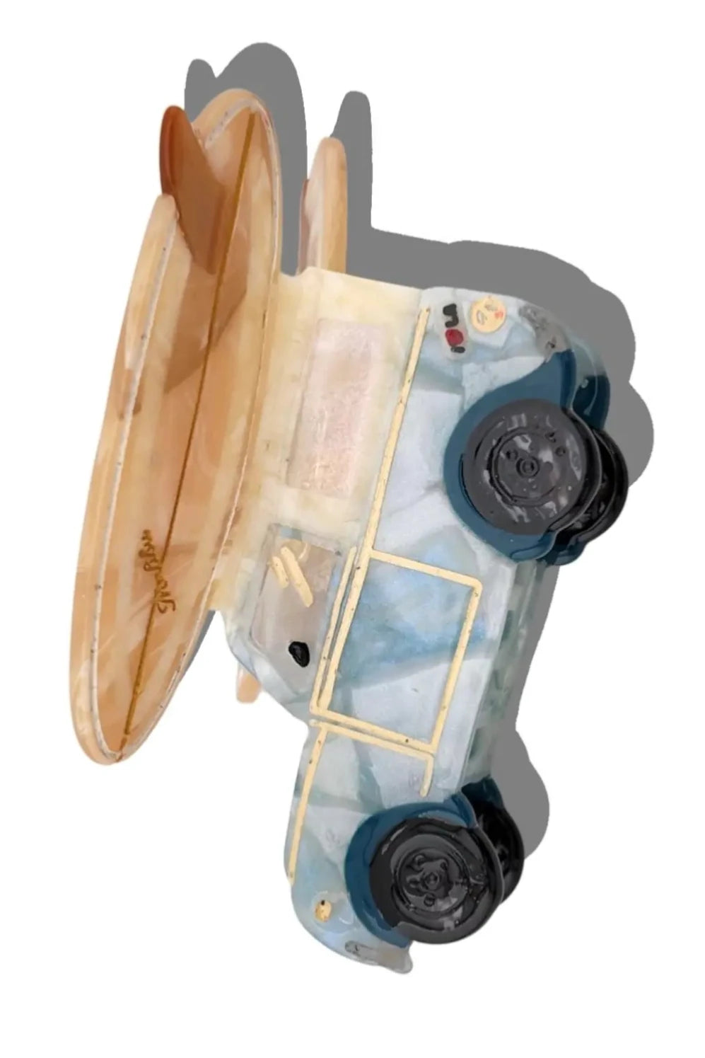 Solar Eclipse Hand-Vintage Car Hair Clip