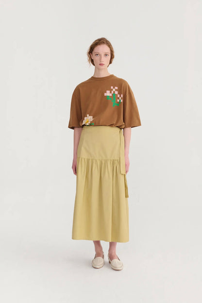 Bobo Choses - Pixel Flowers oversize T‑shirt