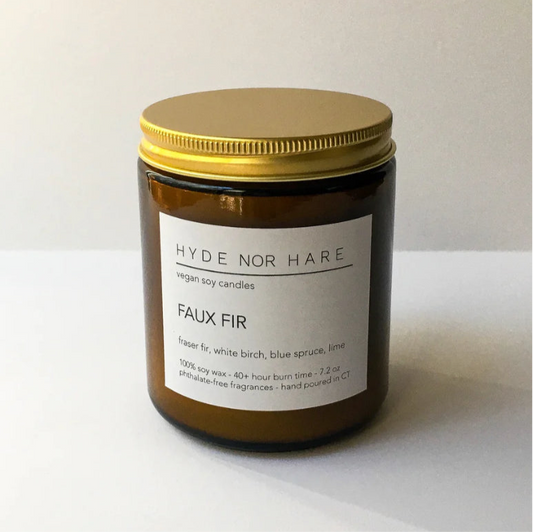 Hyde Nor Hare Faux Fir Candle