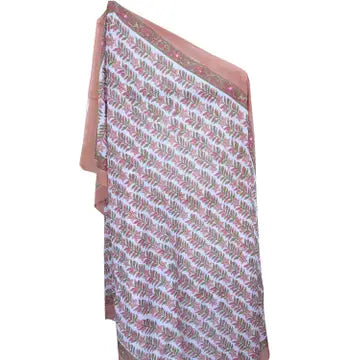 The Fox and The Mermaid - Block Printed Cotton Sarong