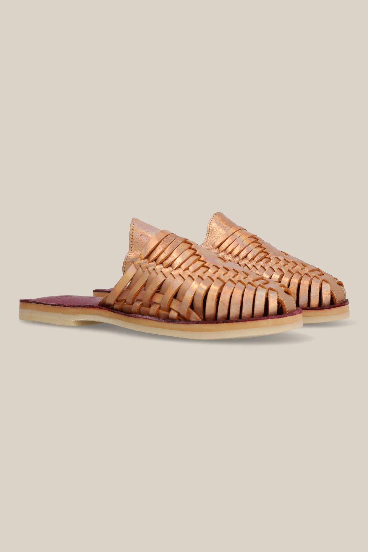 Espiritu Slip On Huaraches - Rose Quartz