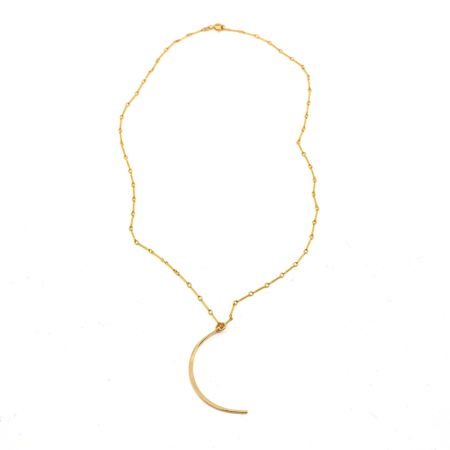 Crescent Pendant Necklace - Small