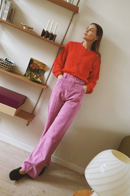 Bobo Choses - Washed twill boot cut pants