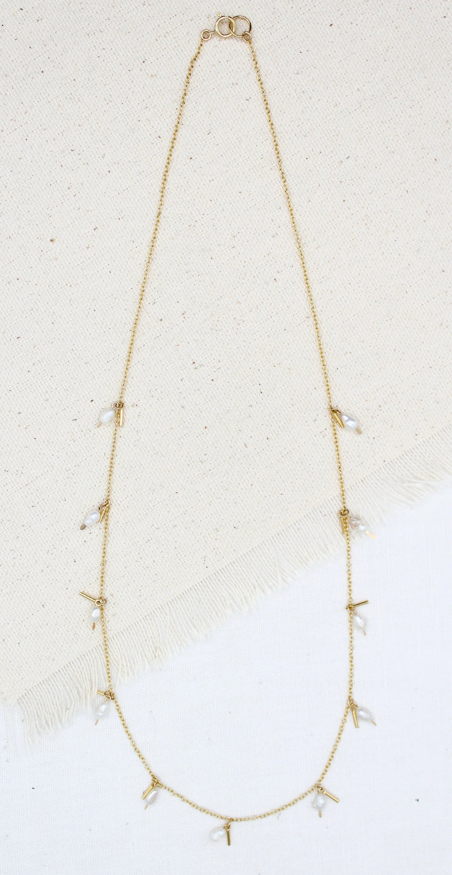 The Swellife - Pearl Fringe Necklace