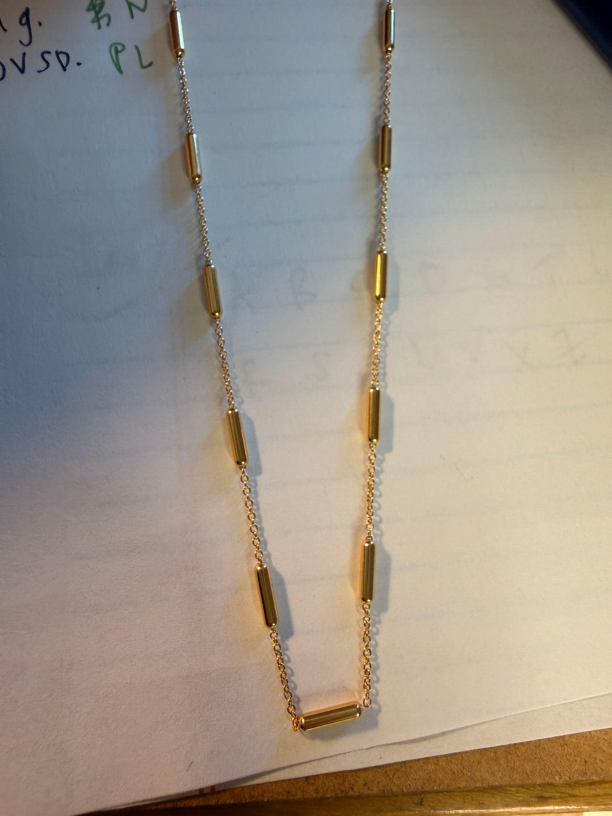 Gold Bullet Chain