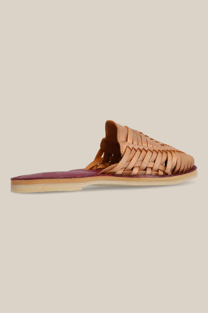 Espiritu Slip On Huaraches - Rose Quartz