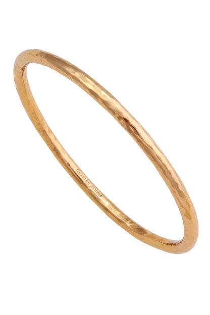 Charles Albert Alchemia Thin Hammered Bangle