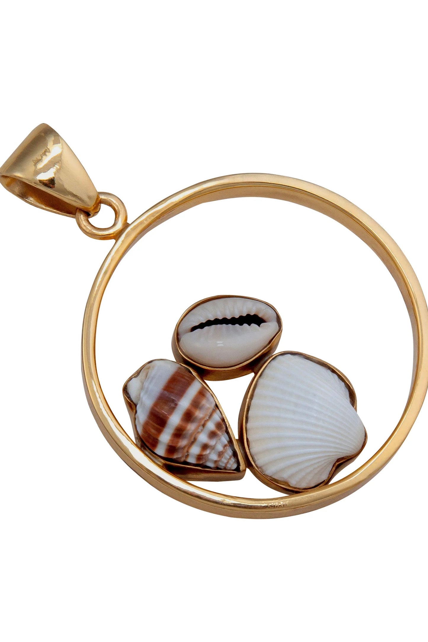 Charles Albert Alchemia Floating Shell Round Pendant