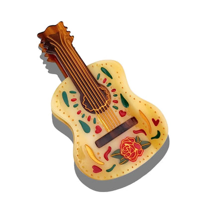Solar Eclipse | Dia de Las Brujars Guitar Claw Hair Clip