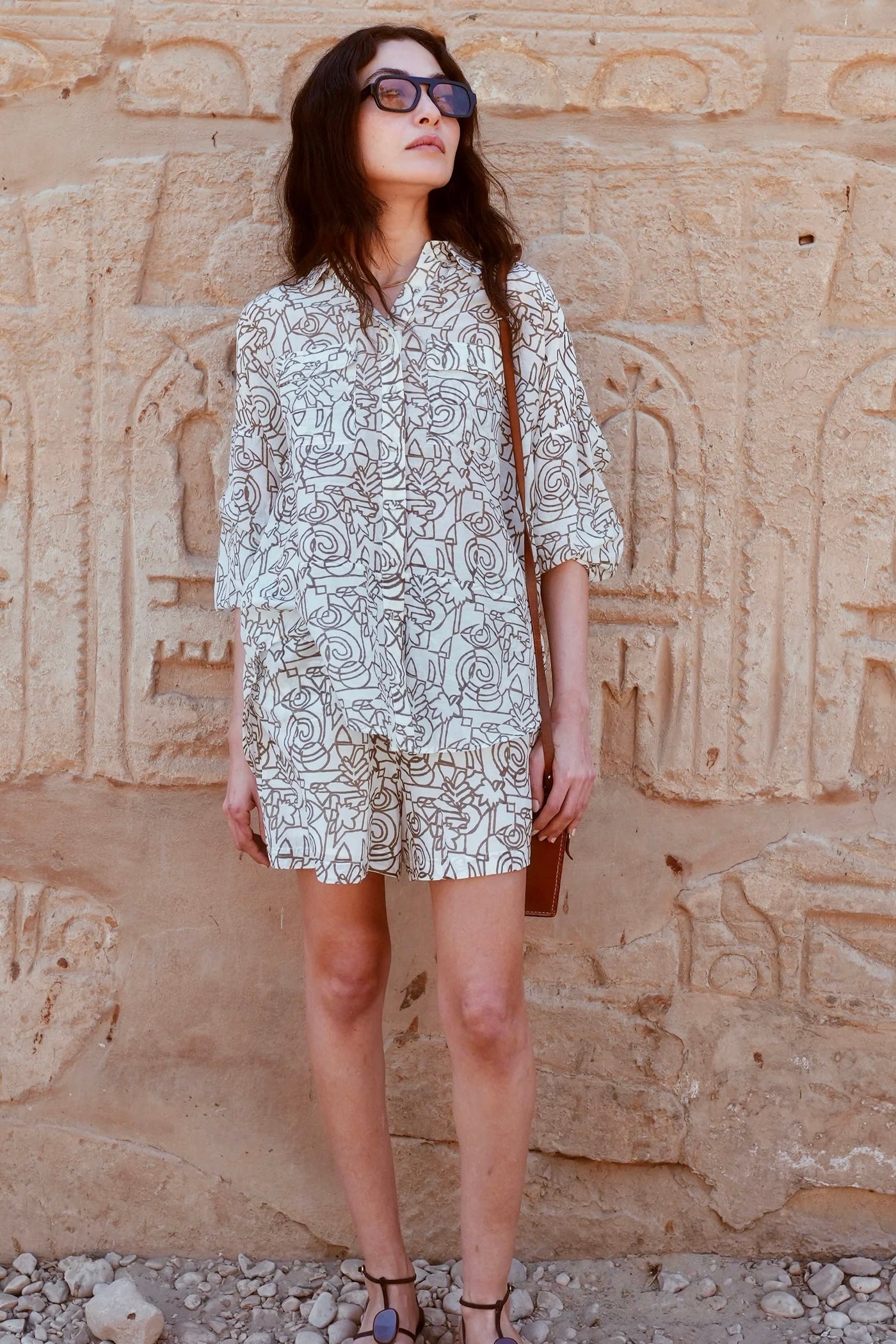MIRTH Woodstock Short in Chocolate Heka