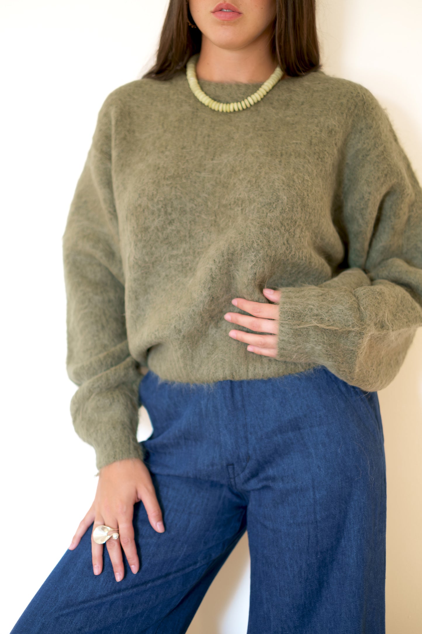 American Vintage Niby Sweater - Khaki